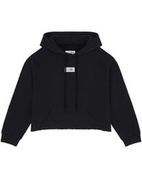 MM6 by Maison Margiela - Raw-Hem Hoodie - Lyst