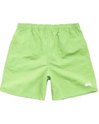 Stussy - Logo-Print Swim Shorts - Lyst
