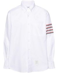 Thom Browne - 4-bar Long-sleeve Cotton Shirt - Lyst