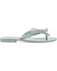 Melissa - Harmonic Squared Bow-Detail Flip-Flops - Lyst