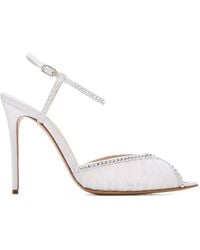 Andrea Wazen - Katy Crystal-Embellished Sandals - Lyst