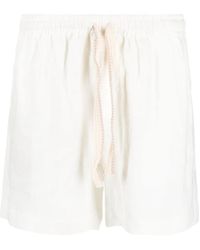 Commas - Linen Lounge Shorts - Lyst