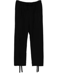 Sacai - Drawstring Detail Wide-Leg Trousers - Lyst
