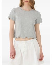 ELEH - Scalloped-Edge Short-Sleeve T-Shirt - Lyst
