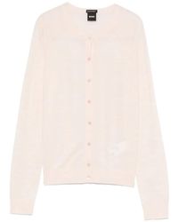 BOSS - Fonami Button-Front Cardigan - Lyst