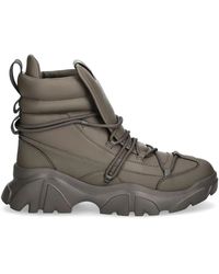 EA7 - Leather Ankle Boots - Lyst