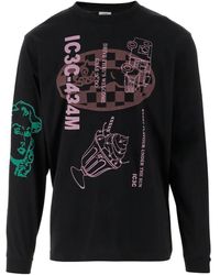 ICECREAM - Langarmshirt mit grafischem Print - Lyst