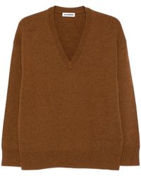 Jil Sander - Vネック セーター - Lyst