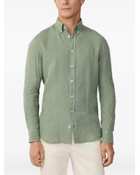 Hackett - Brompton Button-Down Linen Shirt - Lyst