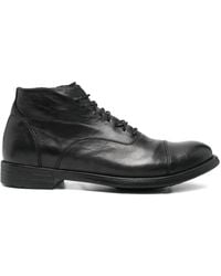Officine Creative - Lace-Up Zip-Detail Boots - Lyst