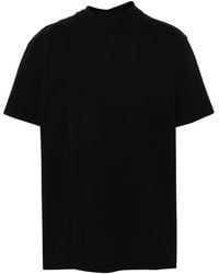 Mordecai - Stripe-Detail Wrap T-Shirt - Lyst