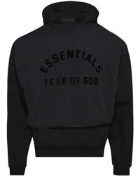 Fear Of God - Layered Logo-print Fleece Hoodie - Lyst