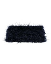 Twinset - Feather-Embellished Logo-Plaque Shoulder Bag - Lyst