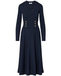 Liu Jo - Knit Midi Dress - Lyst
