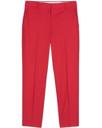 Paul Smith - Pressed-crease Tapered-leg Trousers - Lyst