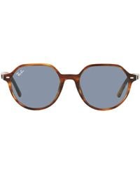 Ray-Ban - Thalia Sonnenbrille Mit Rundem Gestell - Lyst