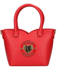 Love Moschino - Logo-Plaque Tote Bag - Lyst