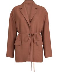 Brunello Cucinelli - Twill Tie Blazer - Lyst