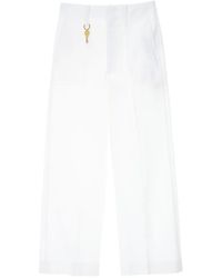 Carven - Wide Straight-Leg Trousers - Lyst