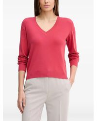 Benetton - Pull À Col V - Lyst
