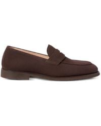 Brunello Cucinelli - Penny-Slot Loafers - Lyst