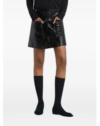 Courreges - 2-Pocket Vinyl Skirt - Lyst