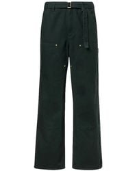 Sacai - X Carhartt Wip Belted Panelled Pants - Lyst