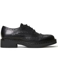 Twinset - Leather Lace-Up Shoes - Lyst
