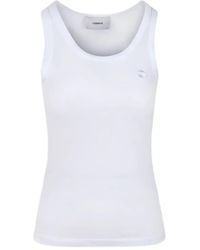 Coperni - Top sin mangas con cuello redondo y logo - Lyst