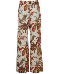 Cara Cara - Pantaloni Mayflower A Fiori - Lyst