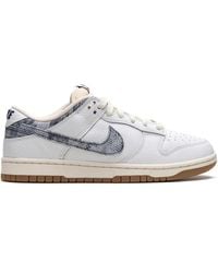 Nike - Dunk Low "Washed Denim" Sneakers - Lyst
