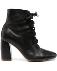 forte_forte - Lace-Up Ankle Boots - Lyst