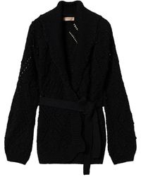 Twinset - Cardigan Con Cintura - Lyst