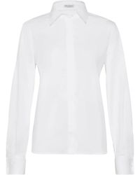 Brunello Cucinelli - Camicia Con Rifinitura Monili - Lyst