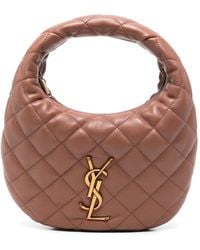 Saint Laurent - Sac Porté Épaule Icarino À Design Matelassé - Lyst
