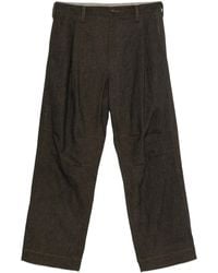 Ziggy Chen - Broek Met Geplooid Detail - Lyst