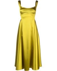 Atu Body Couture - Square-Neck Satin Maxi Dress - Lyst