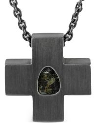 Parts Of 4 - Collier Mini Plus En Argent Sterling Oxydé - Lyst