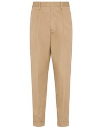 DSquared² - Pressed-Crease Trousers - Lyst