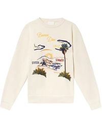 Isabel Marant - Sudadera Mikoy Con Logo Bordado - Lyst