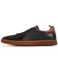Officine Creative - Militia 001 Panelled Leather Sneakers - Lyst