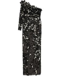 Saiid Kobeisy - One-Shoulder Embroidered Tulle Dress - Lyst
