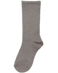Brunello Cucinelli - Metallic-Effect Fine-Knit Socks - Lyst