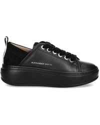 Alexander Smith - Wembley Textured Lace-Up Sneakers - Lyst
