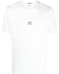 C.P. Company - T-Shirt mit Logo-Print - Lyst
