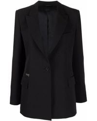 Philipp Plein - Logo Patch Tailored Blazer - Lyst