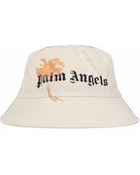 Palm Angels - Logo-Print Bucket Hat - Lyst