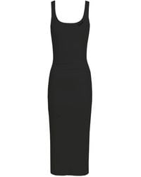 MC2 Saint Barth - Jennifer Ribbed Midi Dress - Lyst