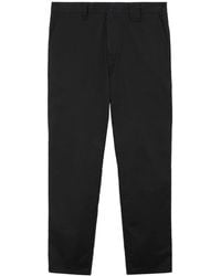 Burberry - Straight-leg Cotton Trousers - Lyst