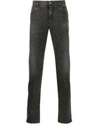 Dolce & Gabbana - Logo-appliqué Slim-cut Jeans - Lyst